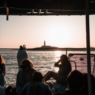 catamaran sunset